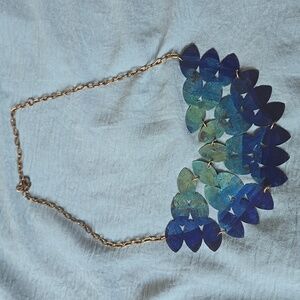 We Dream In Colour - Ocean Ombre Kiketta Bib Necklace, Statement Necklace